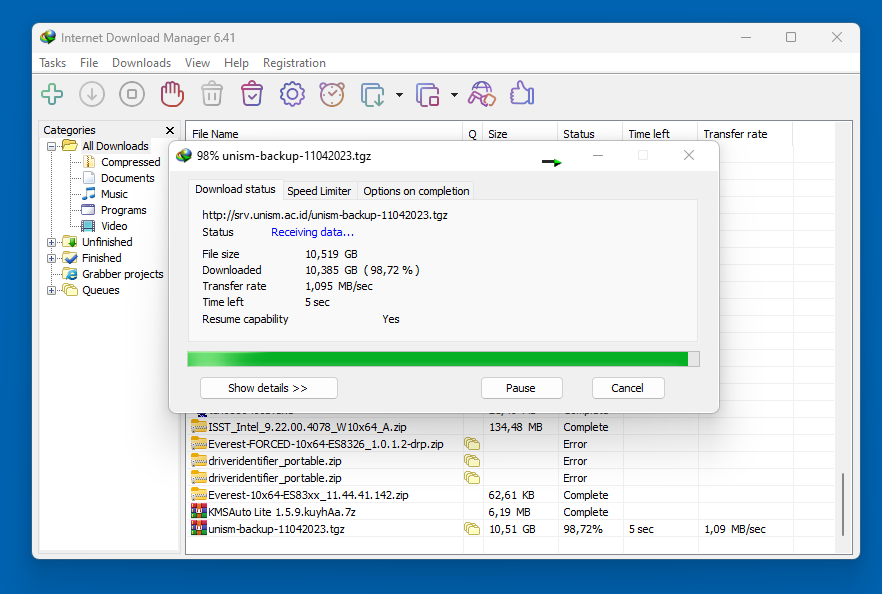 full-backup-web-unism