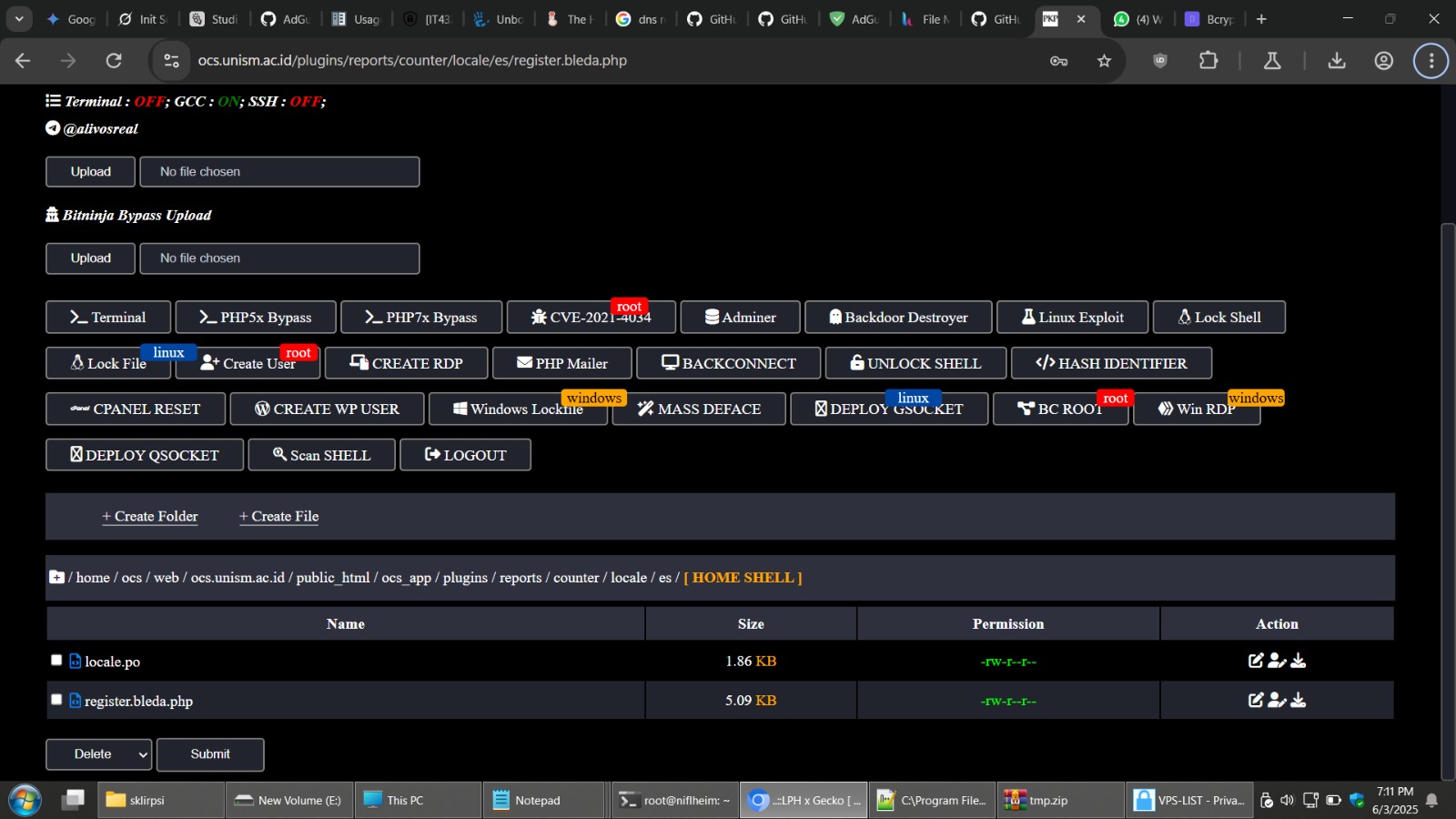 php-shell-ocs-juni-2025